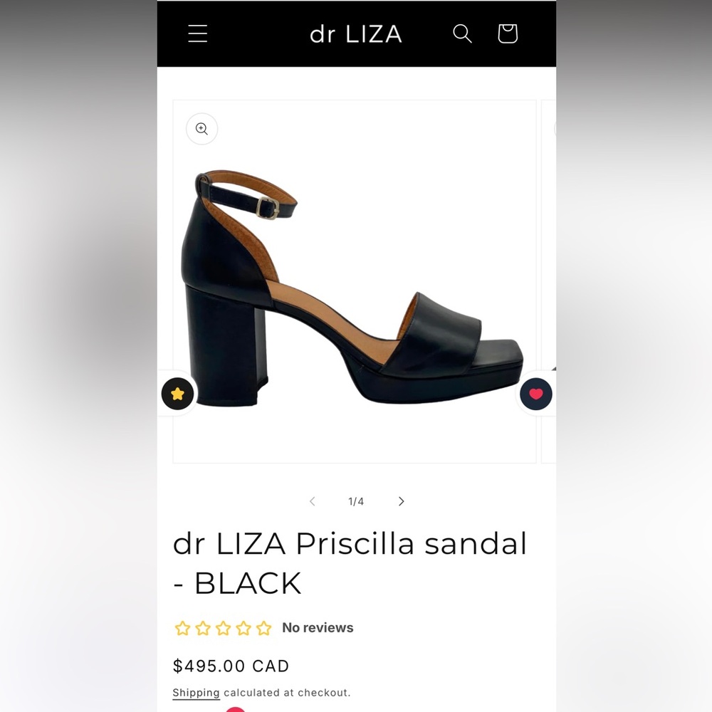 DR LIZA PRICILLA heeled sandal - 9